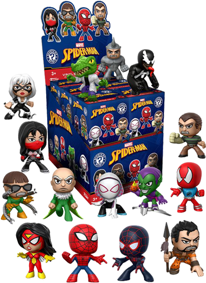 Classic Mystery Minis - Funko Spiderman Mystery Minis (600x600), Png Download