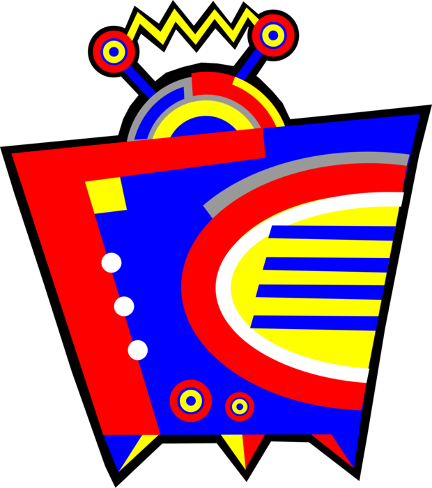 Vector Illustration Of Television Or Tv Set Telecommunication (620x700), Png Download