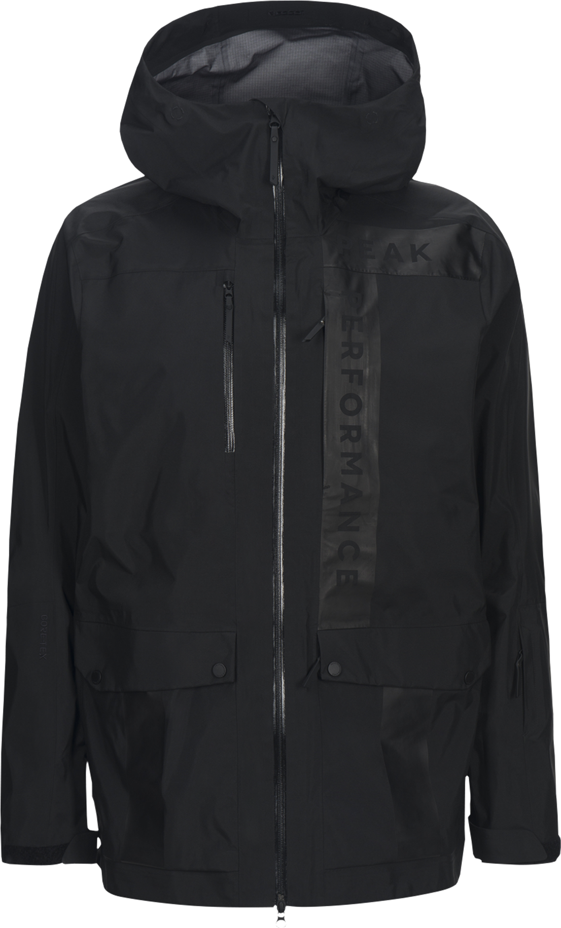 Men's Mystery Goretex Pro Shell Ski Jacket Black - Columbia Powder Keg Titanium (1500x2000), Png Download