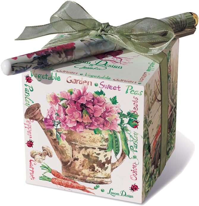 Paper Block Set "vegetable Garden" - Bellflower (691x700), Png Download