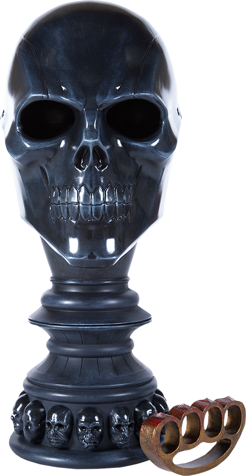 Triforce Black Mask Arsenal Prop Replica - Black Mask Arkham Origins Mask (480x929), Png Download