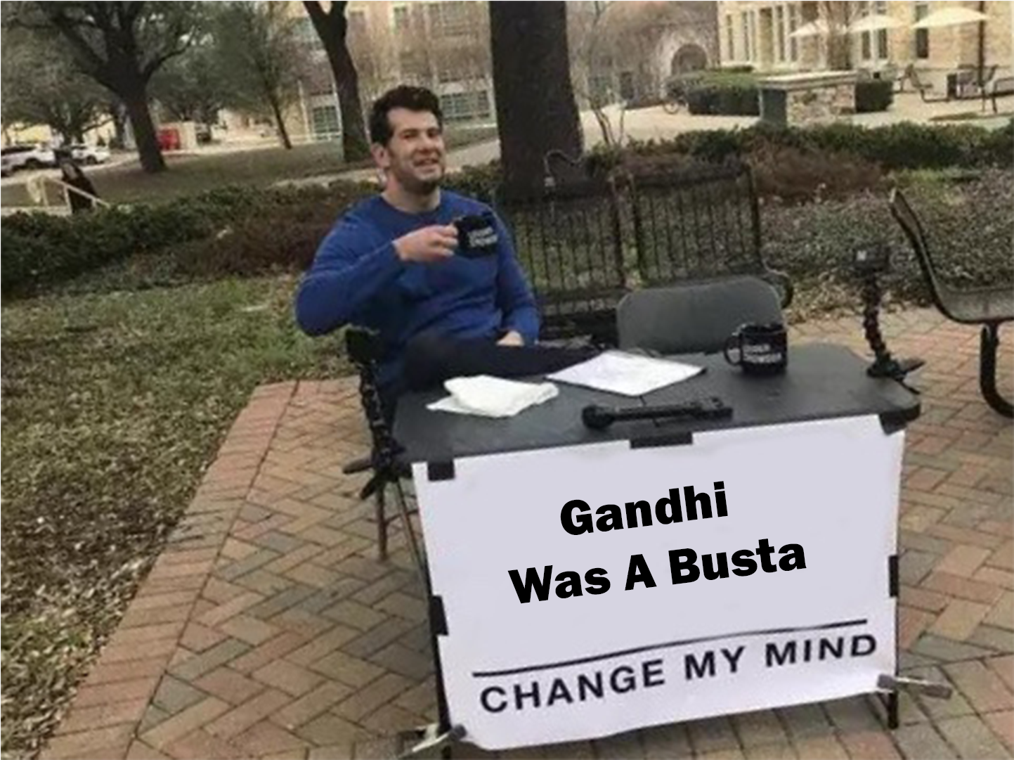 Oh Gandhi - Dont Change My Mind (1920x1080), Png Download