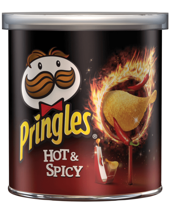 5053990107292 - Pringles Hot N Spicy 40g (700x700), Png Download