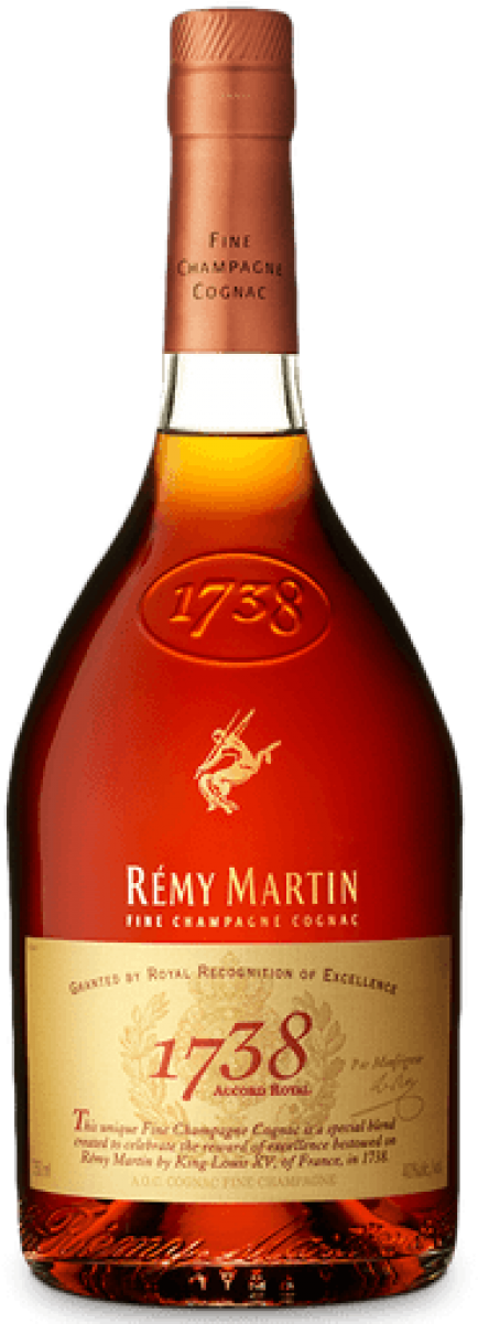 Remy Martin 1738 Accord Royal Cognac In Gp 40% Vol - Remy Martin 1738 Png (900x1200), Png Download