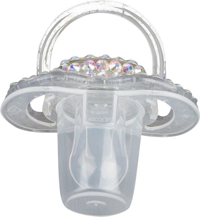 Rhinestone Pacifier - Pacifier (800x800), Png Download