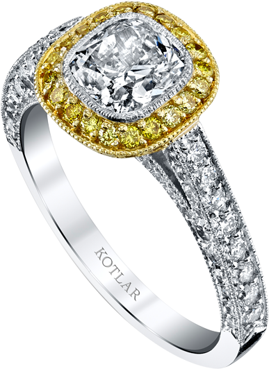 The Kotlar Collection - Pre-engagement Ring (561x610), Png Download