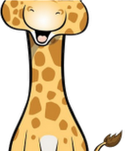 Original - Vector Giraffe Cartoon Png (640x480), Png Download