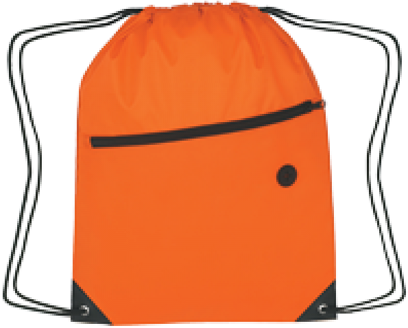 Drawstring Bag Front (600x600), Png Download