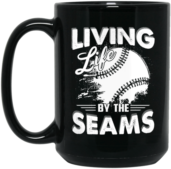 Black Mug Funny Baseball Coffee Mugs - Beer Stein (600x600), Png Download