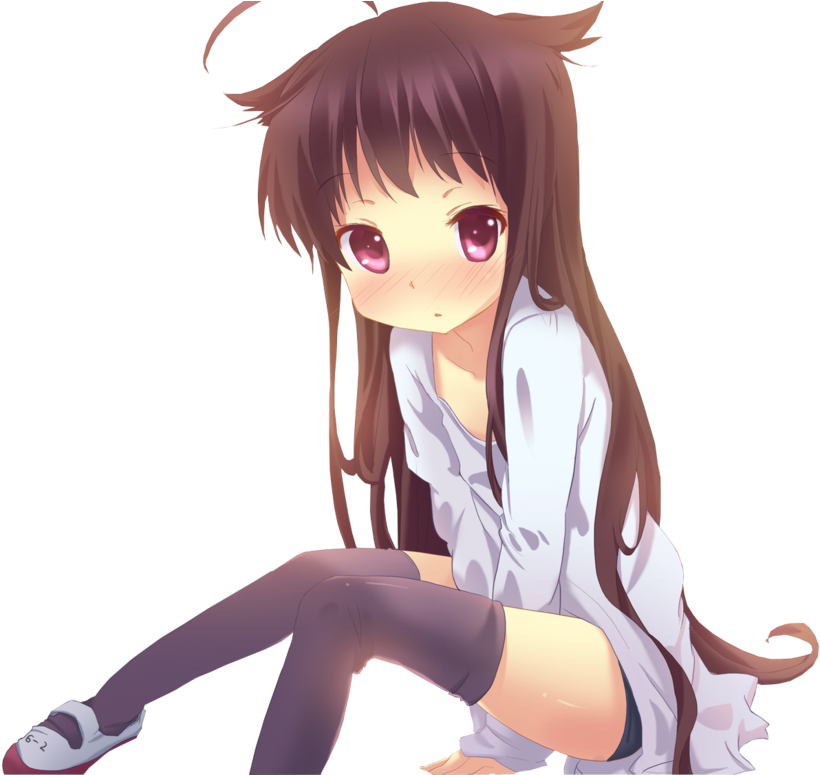 Cute Neko Girl Png (1032x774), Png Download