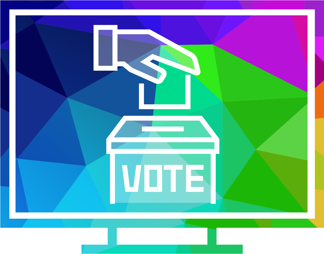 Icon Of Hand Putting Ballot In Voting Box - Graphic Design (1270x1137), Png Download