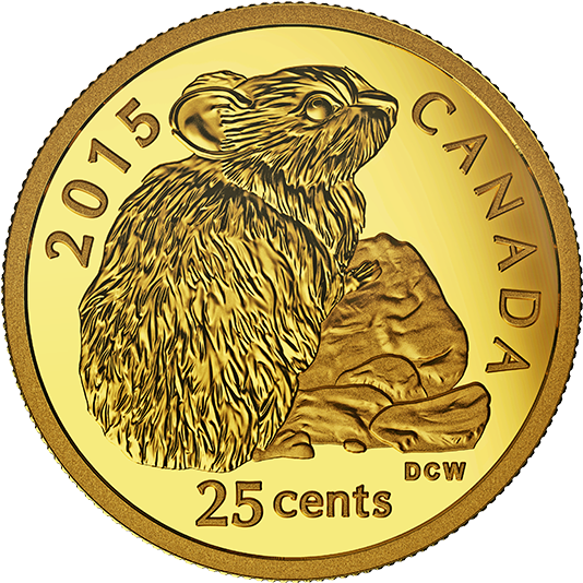 2015 25-cent - Coin (570x570), Png Download