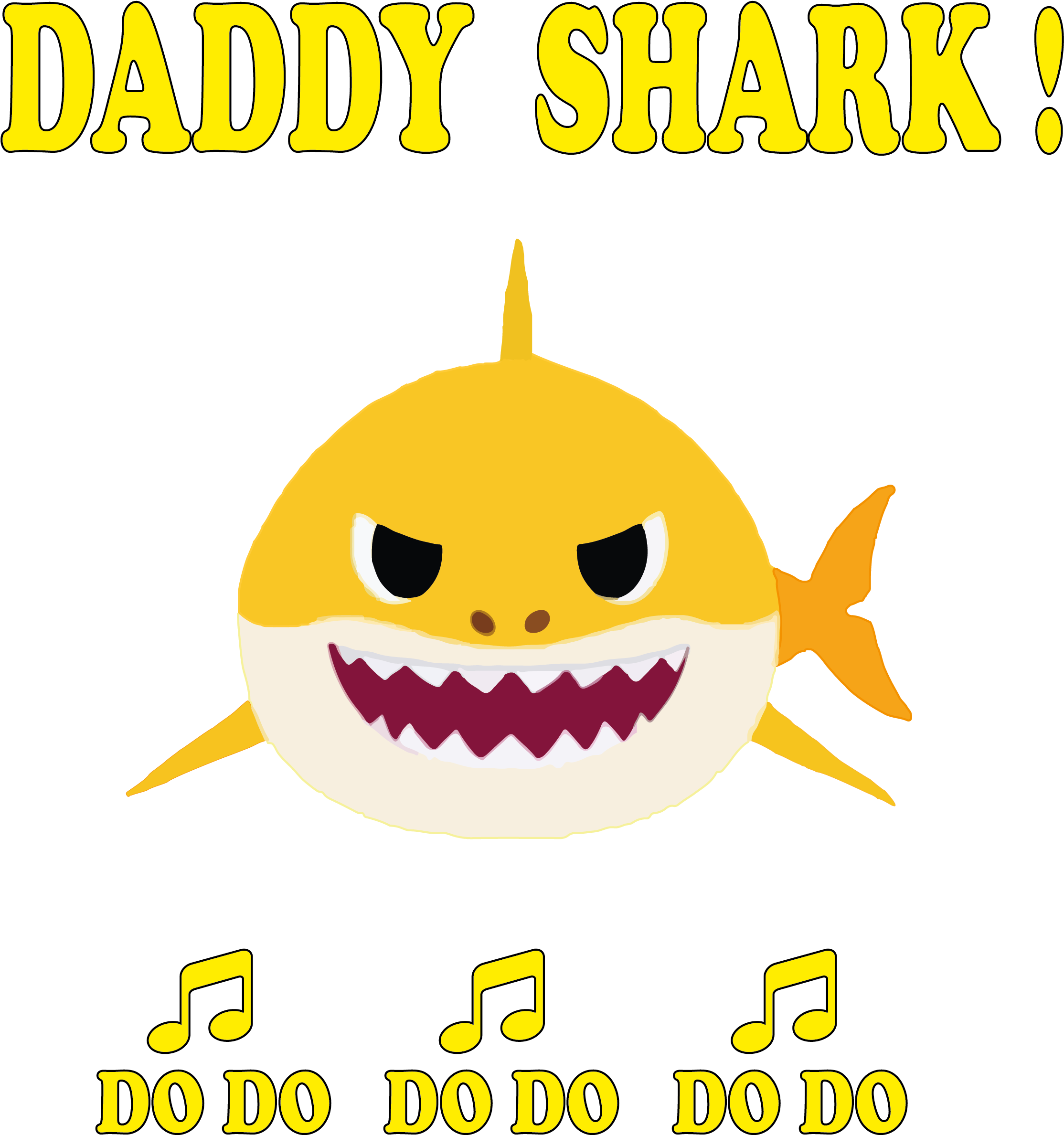£15 - - Mummy Shark Do Do Do (2241x2495), Png Download