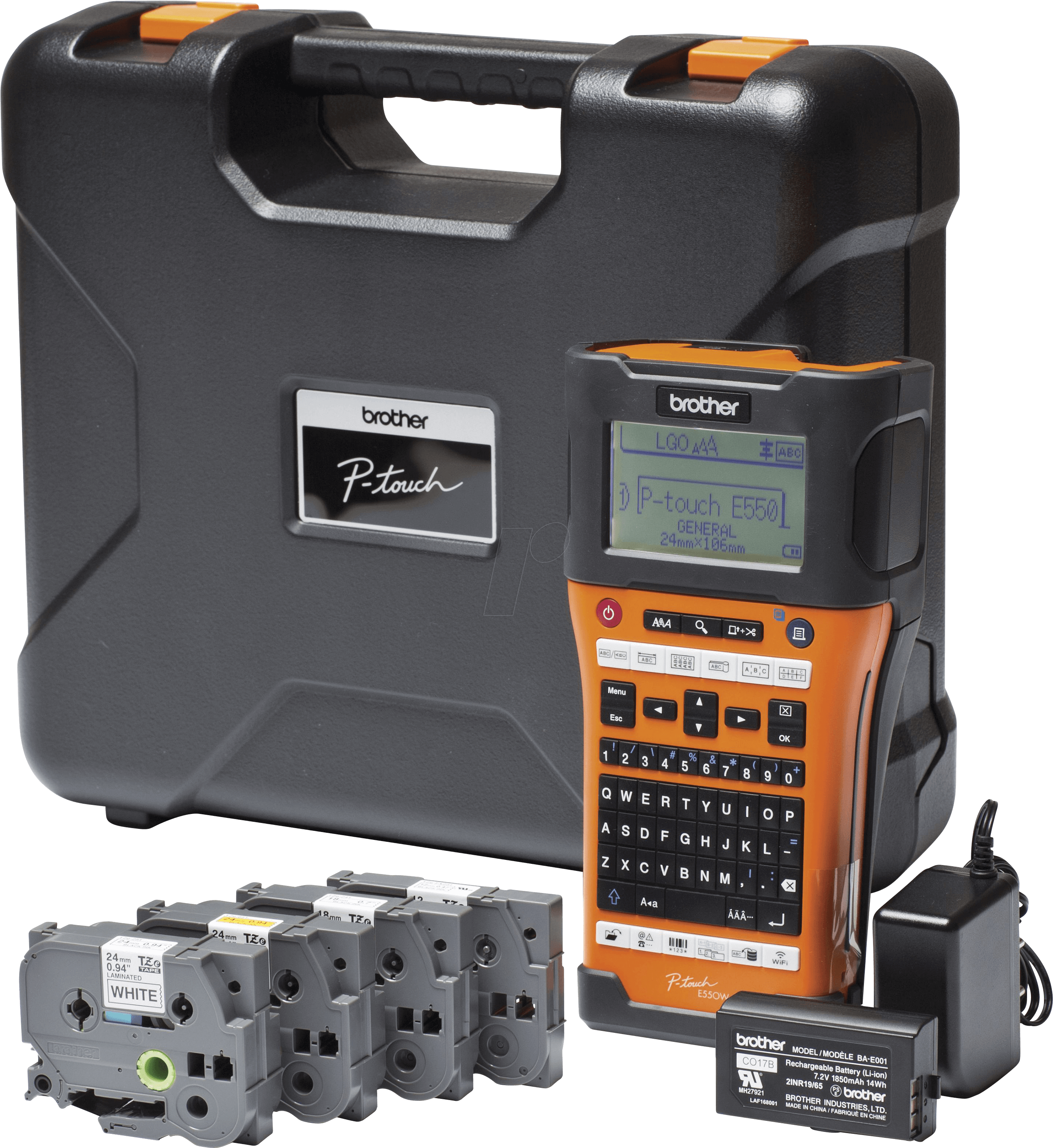 Brother P-touch E550wsp - Pt E550wsp (2728x3000), Png Download