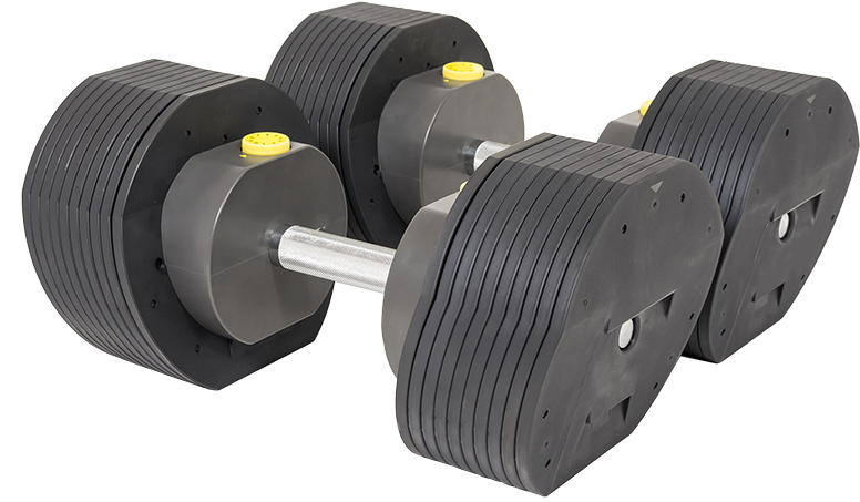 Mx55 Selectorised Dumbbell Set With Stand - Mx55 Dumbbells (800x780), Png Download