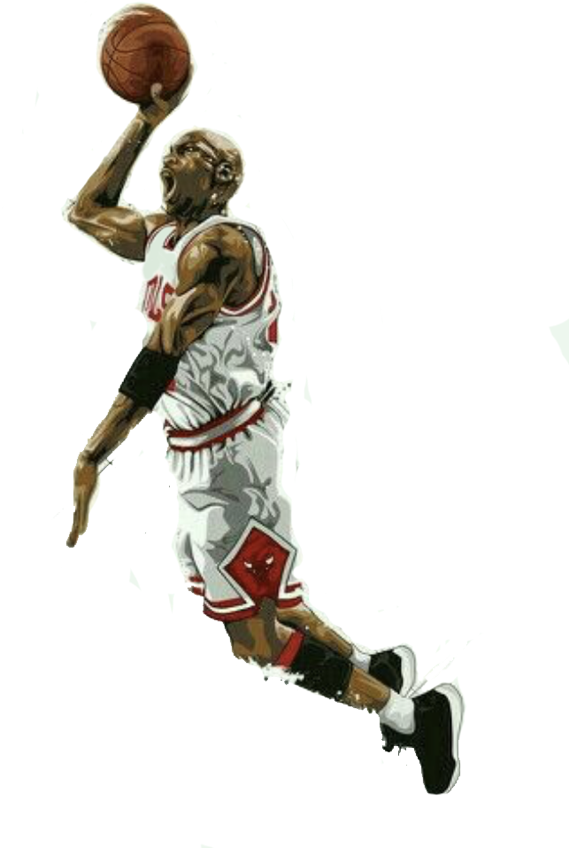 Michael Jordan - “ - Michael Jordan Art Png (738x1015), Png Download