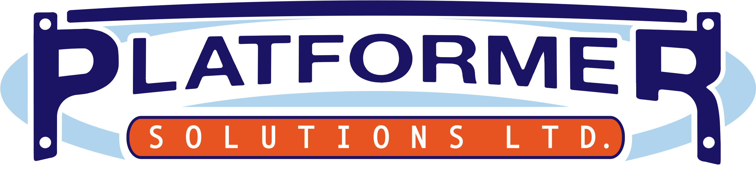 Platformer Solutions Logo - Oval (2598x596), Png Download