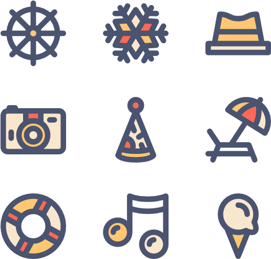Holiday - Icon Summer Holiday Transparent (600x564), Png Download