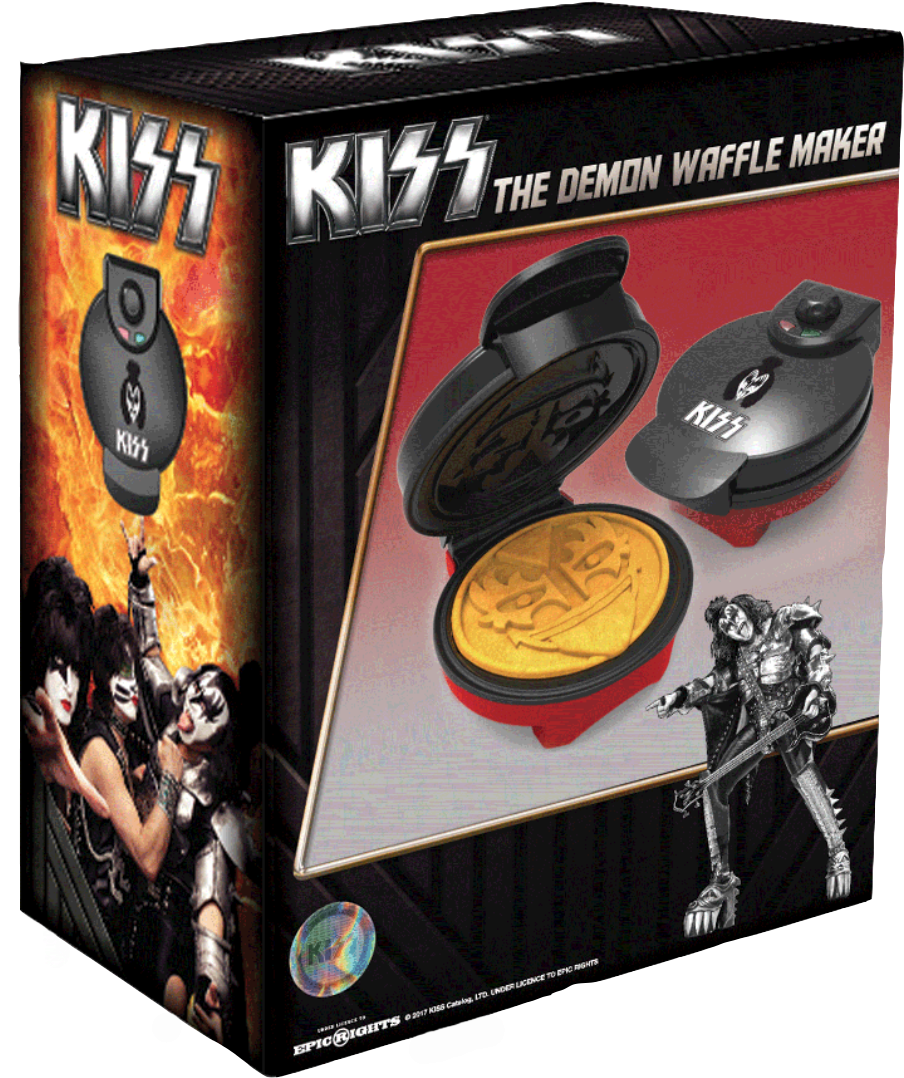 Kiss Waffle Maker (1254x1249), Png Download