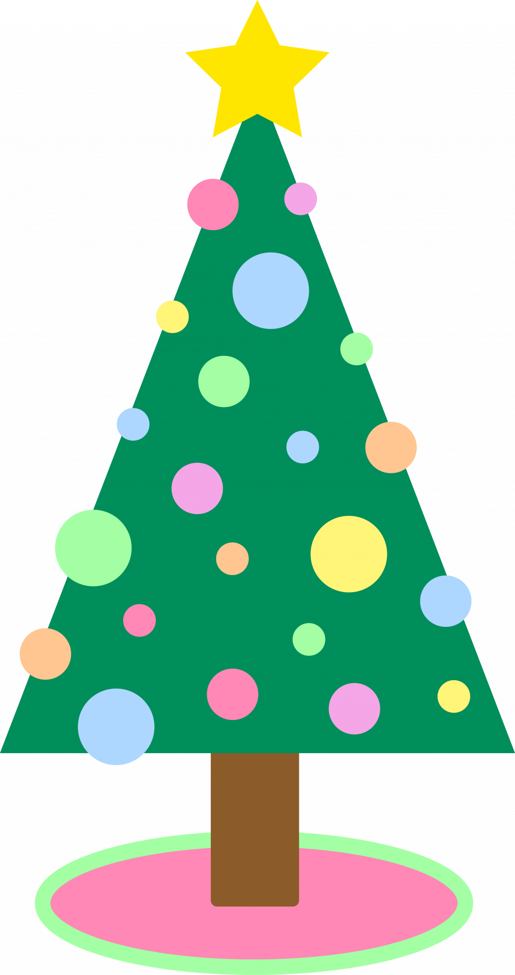 Fantastic Christmas Tree Cute Picture Inspirations - Cute Christmas Tree Clipart (1024x1938), Png Download