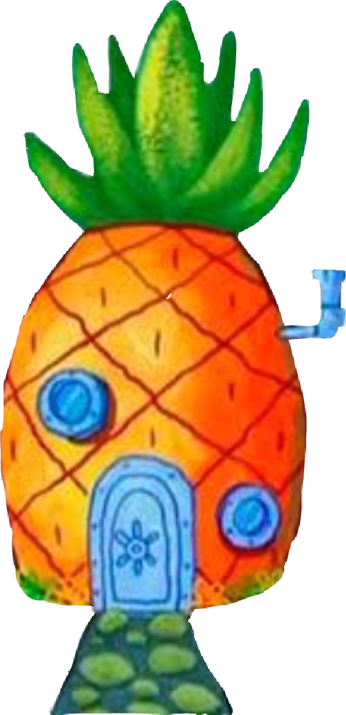 Casa Do Bob Esponja - Imagen De La Casa De Bob Esponja (504x1040), Png Download