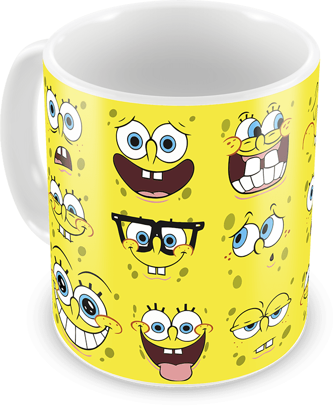 Caneca Personalizada Bob Esponja - Bob (650x796), Png Download