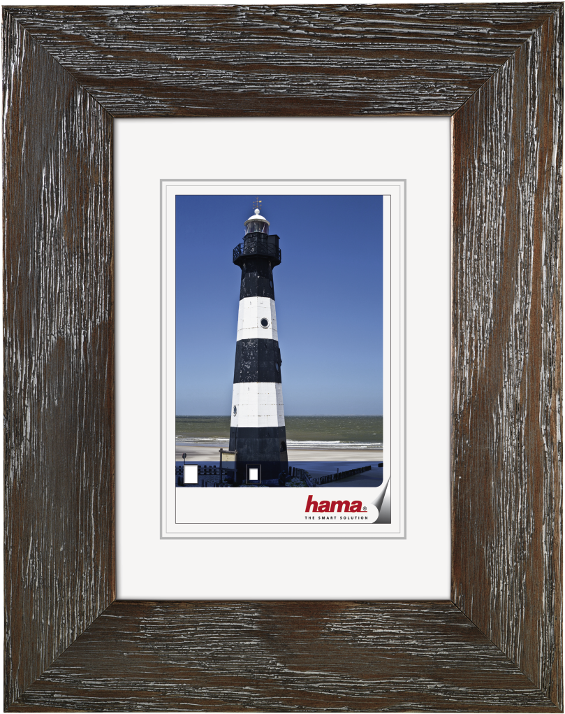 "nordic" Wooden Frame, Brown, 13 X 18 Cm - Picture Frame (1100x1100), Png Download