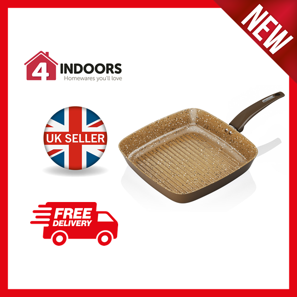 Tower T80336gd 25cm Non Stick Grill Pan With Ceramic - Vacuum Cleaner (591x591), Png Download