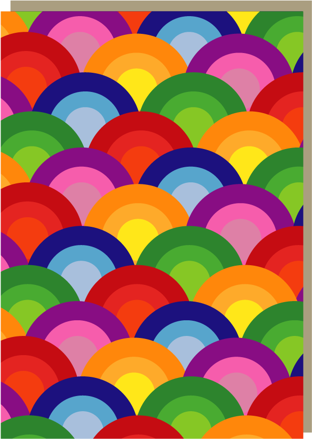 Rainbow Horizon - Circle (709x926), Png Download