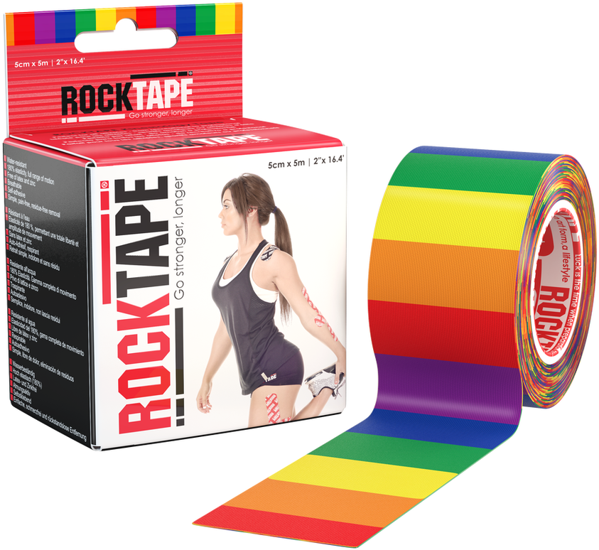 5cm Rainbow * - Rainbow Rocktape (1200x927), Png Download