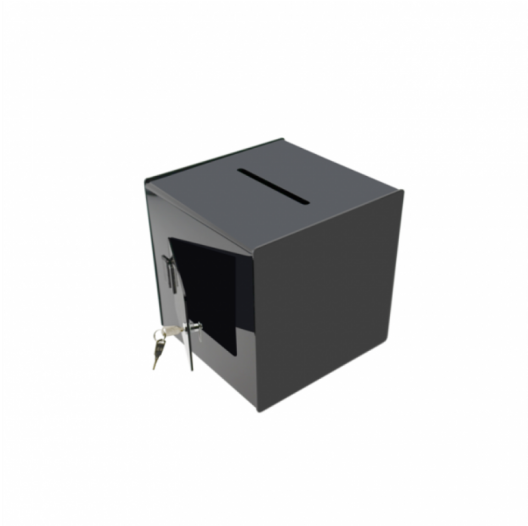 12"w X 12"h Locking Ballot / Suggestion Box - Box (700x525), Png Download
