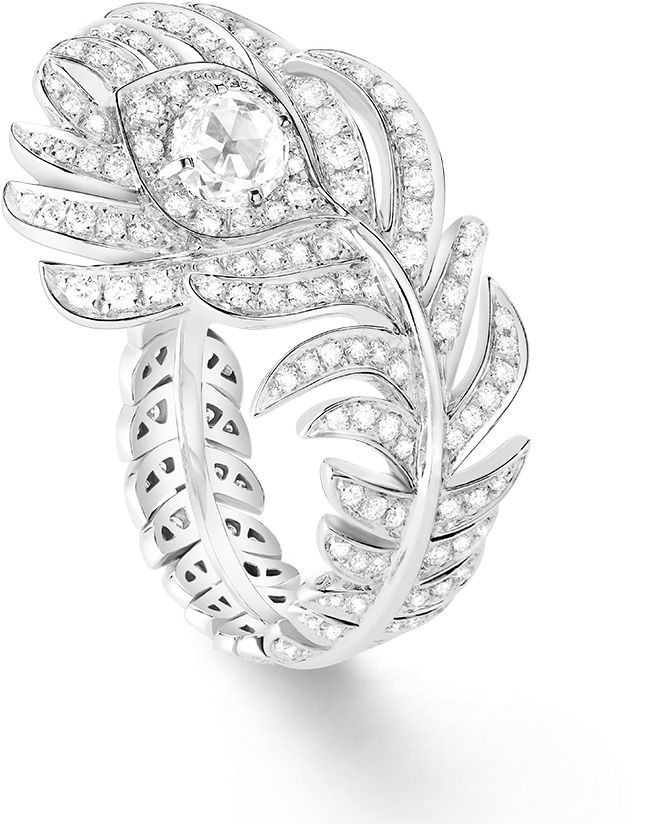 Boucheron Feather Ring (960x960), Png Download