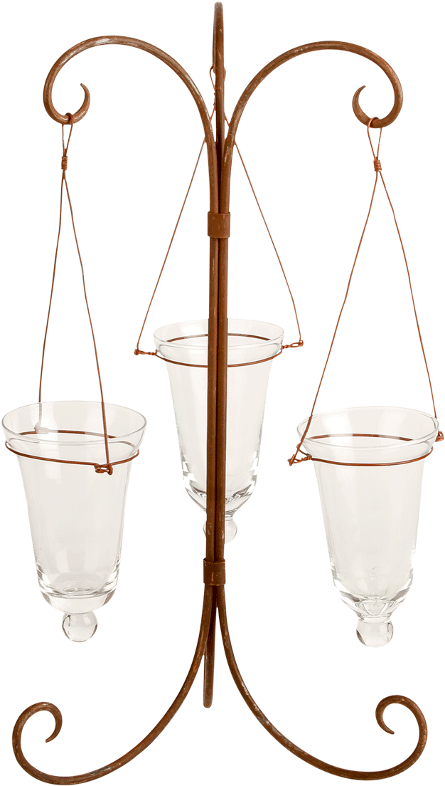 Iron Candelabra - Chandelier (980x1207), Png Download