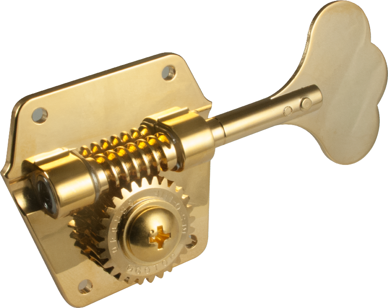 Gotoh, 4/line, Gold, For Pre-cbs Fender Bass - Bass Gold Tuners (800x635), Png Download