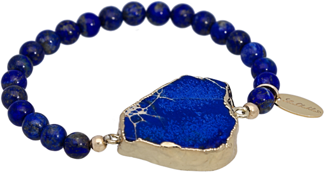 Lapis Lazuli Sea Sediment Bracelet - Bracelet (750x750), Png Download