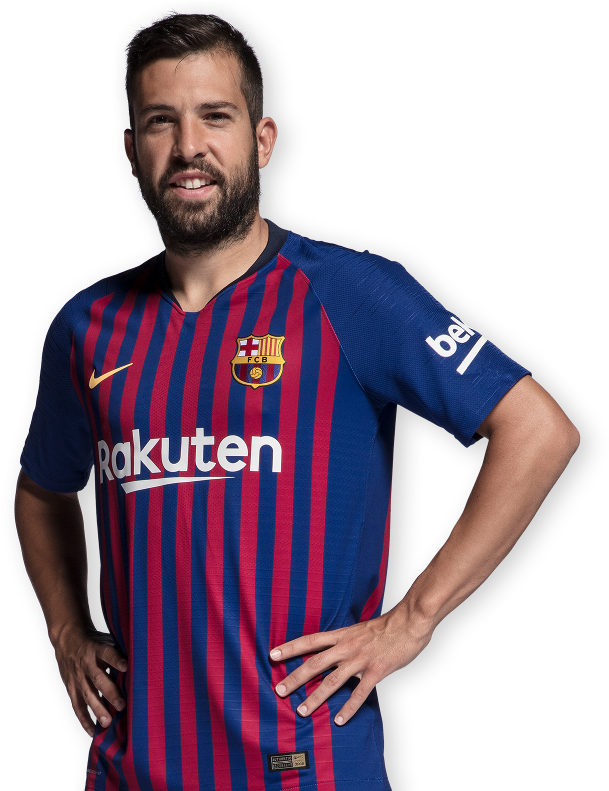 Alba Hero - Fc Barcelona (670x790), Png Download