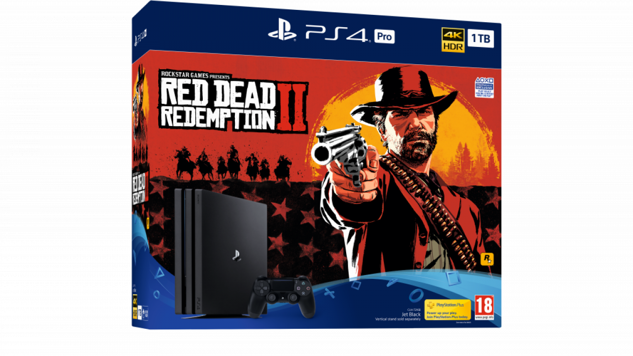 Red Dead Redemption Playstation Pro Bundle Revealed - Red Dead Redemption 2 Ps4 Pro Bundle (1280x720), Png Download