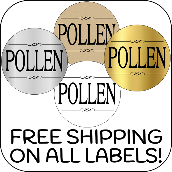 Pollen Labels For Sale At Lappe's Bee Supply - Label (589x587), Png Download