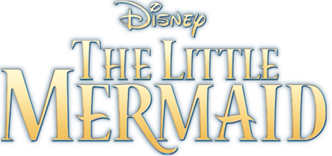 The Little Mermaid - Disney The Little Mermaid Logo (1280x544), Png Download