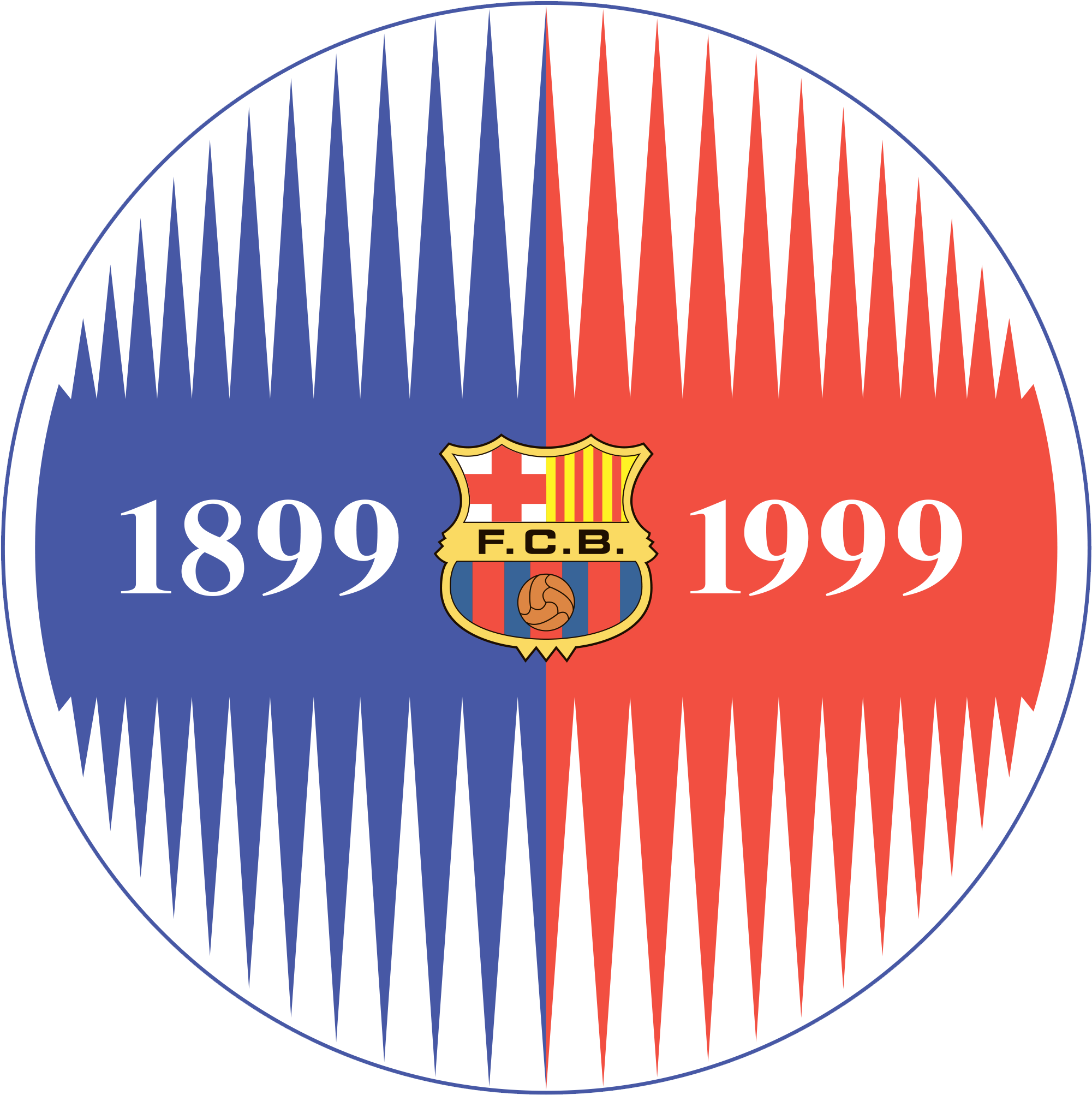 Barcelona Logo 1975-2002 - Fc Barcelona (3840x2160), Png Download