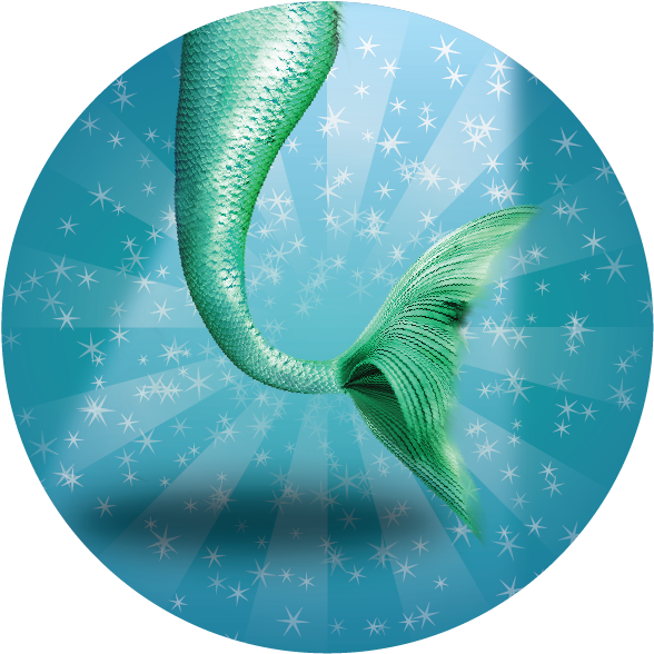 Pantomime Script Logo The Little Mermaid - Illustration (605x605), Png Download