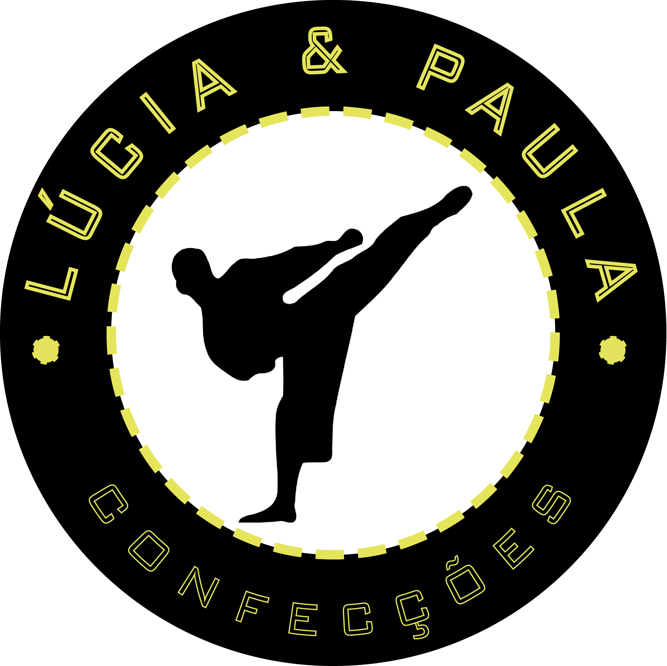 Modelo Logo - Karate Kick Silhouette (2334x2332), Png Download