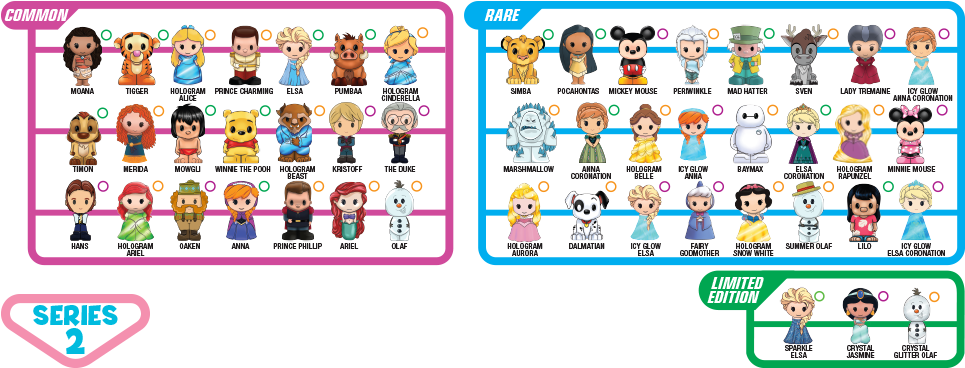 Disney Princess Ooshies (984x411), Png Download