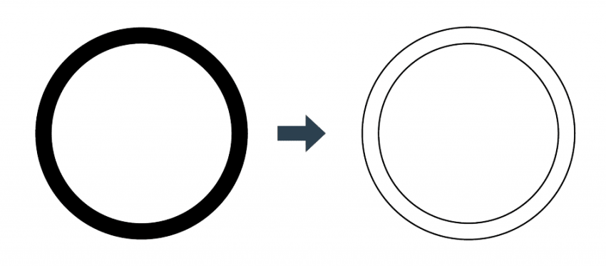 Free Png Download Circle Outline White Transparent - White Circle Outline Transparent (850x373), Png Download