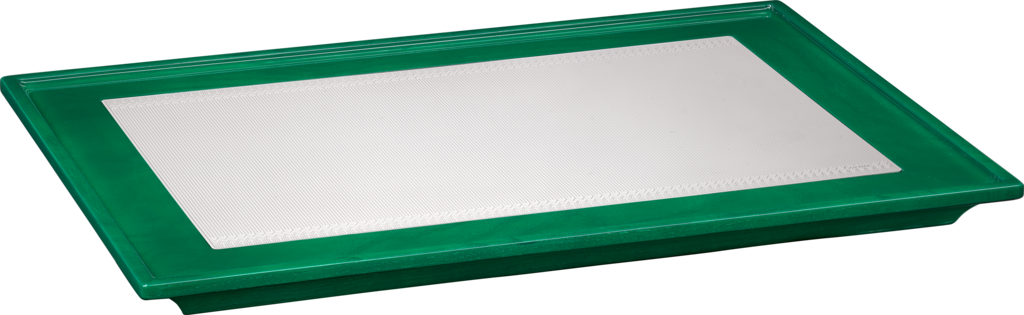 Large Green Tray With Art Deco Motif Emerald Green - Wood (1024x315), Png Download