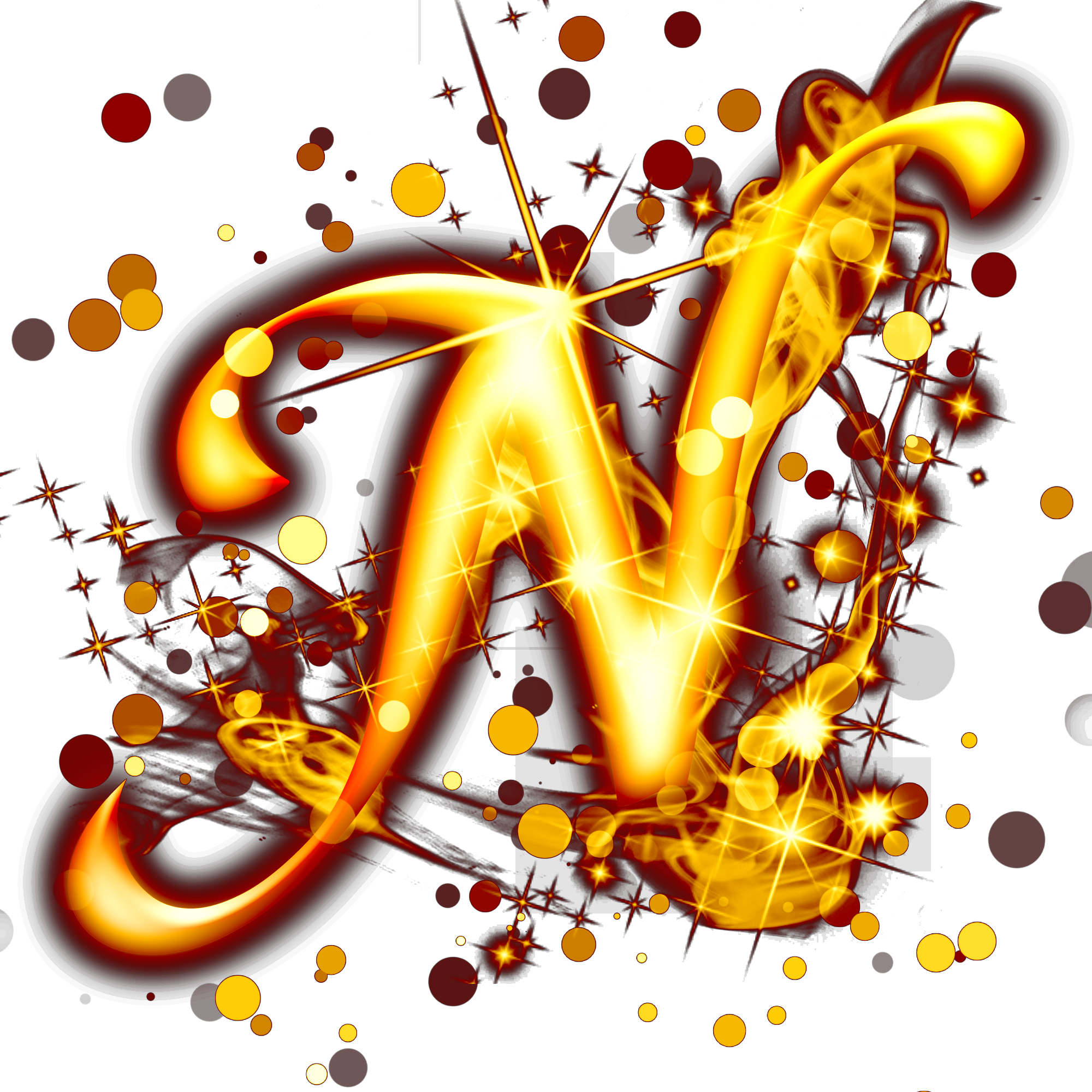 Gold Light Effect Starlight Letters Png And Psd - Graphic Design (2000x2000), Png Download