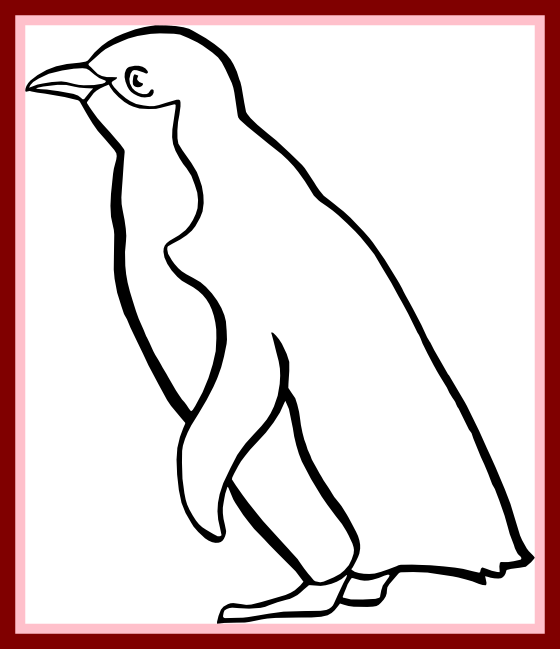 Png Transparent Download Astonishing Pic Of Holding - Penguin Coloring Pages (560x649), Png Download