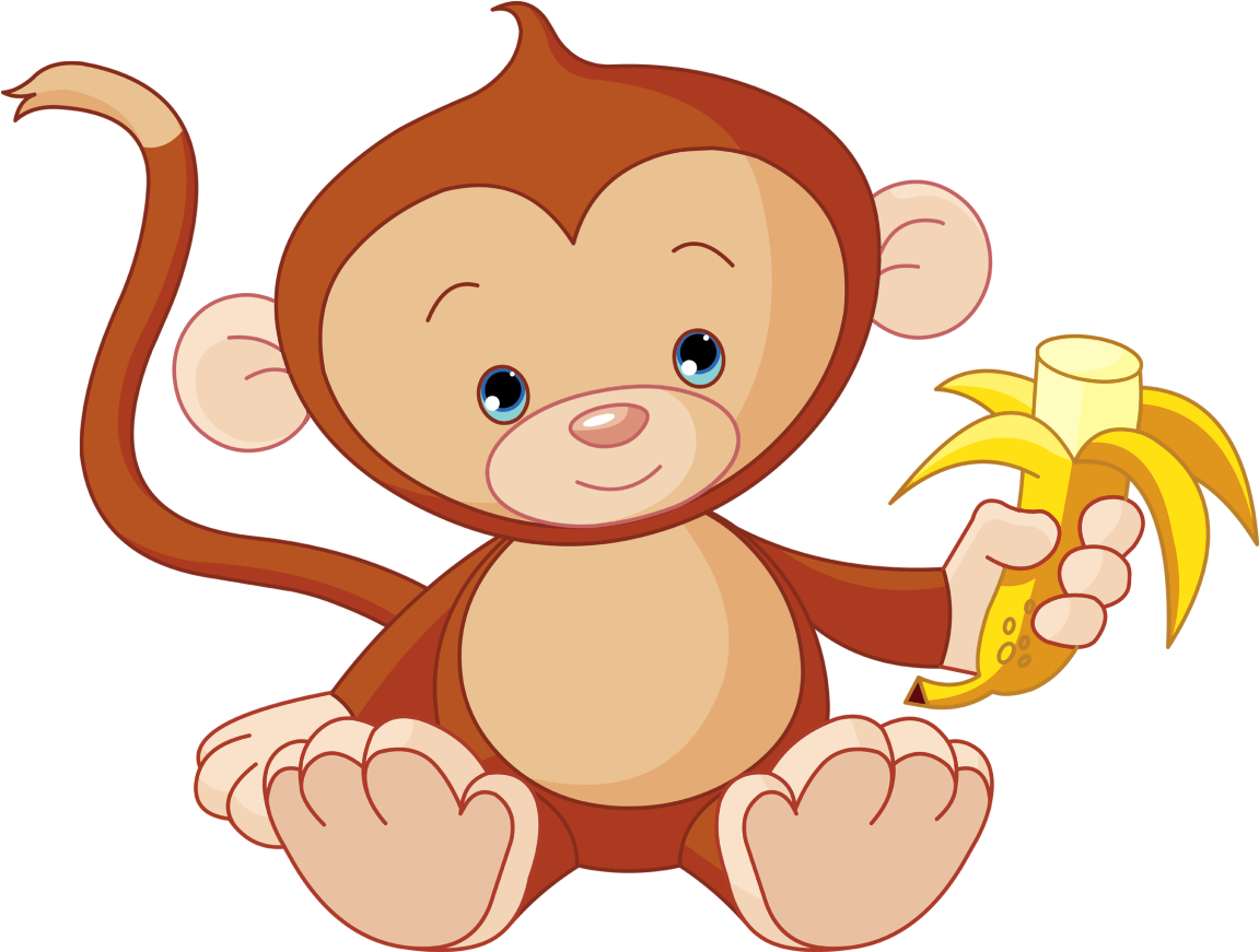 Gorilla Ape Chimpanzee - Monkey Eating A Banana Clip Art (1181x907), Png Download