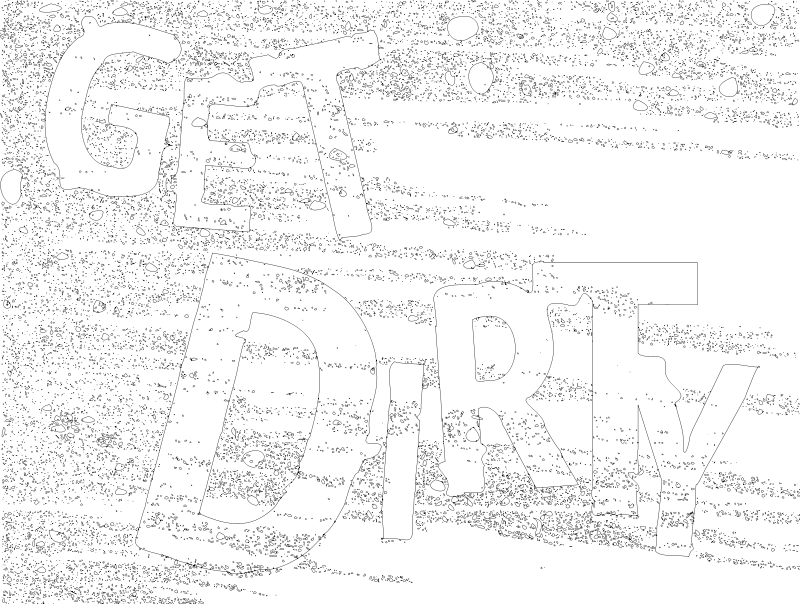 Get Dirty Example Dirty Text - Get Dirty (800x604), Png Download