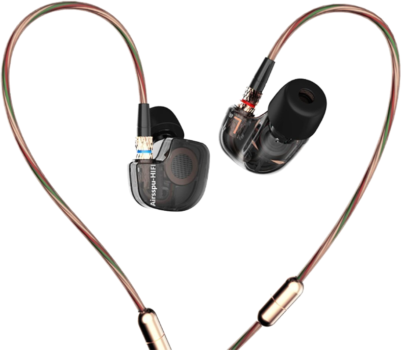 Airsspu-hifi Itok= 2bstm1f - Ear Kz Zn1 Monitor (800x728), Png Download